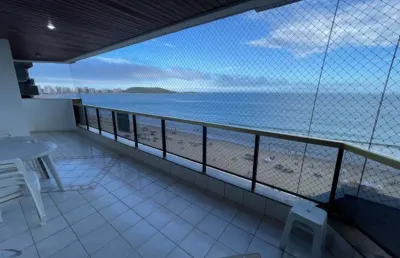 Apartamento 3 quartos à venda de frente para o mar da praia do morro, guarapari es.