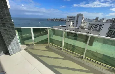 Apartamento 3 quartos à venda, com vista para o mar da praia do morro, guarapari - es, área de lazer completa