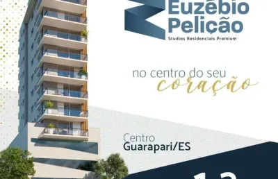 Lançamento, apartamento 2 quartos à venda, lazer completo, centro de guarapari es.