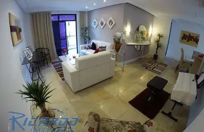 Cobertura 3 quartos á venda - decorada - vista mar- centro guarapari-es.