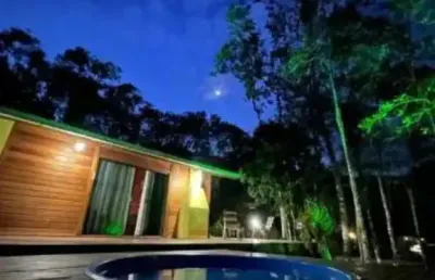 Chácara com chalé à venda em pedra azul, 3500 m2 de área