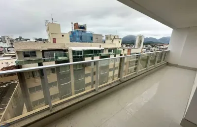 Apartamento 3 quartos à venda próximo ao mar da praia do morro, guarapari es, com uma planta de 116m², área de lazer completa na cobertura.