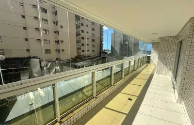 Apartamento 3 quartos à venda com vista para o mar da praia do morro, guarapari es. área externa com espaço gourmet privativo