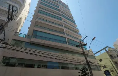 Apartamento 2 quartos com área extrerna à venda na quadra do mar da praia do morro, guarapari es.