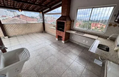 Cobertura de 4 quartos à venda no bairro dona clara, belo horizonte - mg. espaço gourmet privativo.