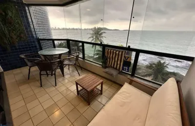 Apartamento 3 quartos à venda de frente para o mar, praia das virtudes, centro, guarapari es.