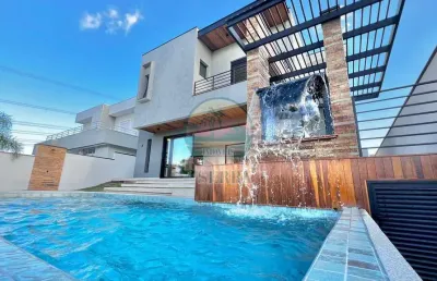 Linda casa nova a venda no condomínio reserva da serra jundiaí