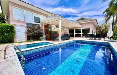 Linda casa com terreno de 1312m²   à  venda no reserva da serra