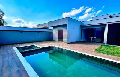 Nova casa moderna a venda no condomínio reserva da serra