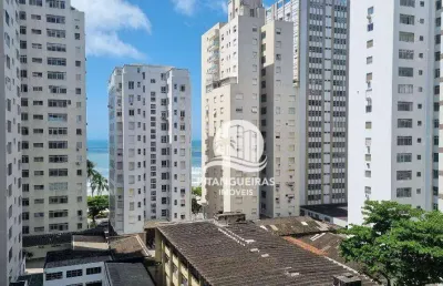 Pitangueiras - 90 m² úteis - garagem no prédio - varanda com vista ao mar - lazer - excelente localização.