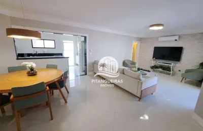 Apartamento com 4 dormitórios à venda, 155 m² - pitangueiras - guarujá/sp