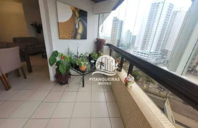 Apartamento com 3 dormitórios à venda, 130 m² - astúrias - guarujá/sp
