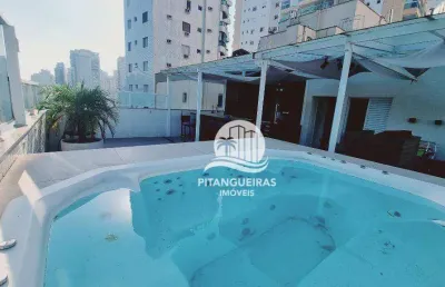 Cobertura com 4 dormitórios à venda, 230 m² - astúrias - guarujá/sp