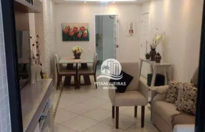 Apartamento mobiliado 100 metros da praia na pitangueiras, são 3 dormitórios, sendo 1 suíte, prédio com piscina.