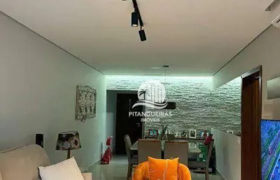 Apartamento com 2 dormitórios à venda, 110 m² - pitangueiras - guarujá/sp