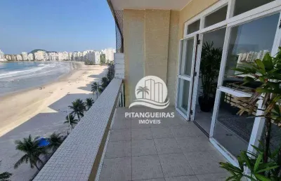 Apartamento com 3 dormitórios para alugar, 170 m² - pitangueiras - guarujá/sp