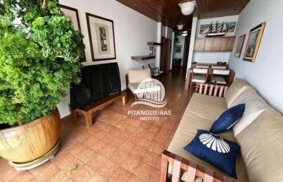 Apartamento com 2 dormitórios para alugar, 100 m² - pitangueiras - guarujá/sp