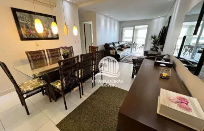 Apartamento com 3 dormitórios para alugar, 115 m² - pitangueiras - guarujá/sp