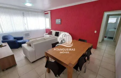 Apartamento com 2 dormitórios à venda, 100 m² - pitangueiras - guarujá/sp