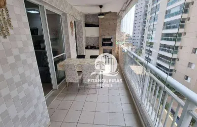 Apartamento com 2 dormitórios à venda, 90 m² - astúrias - guarujá/sp