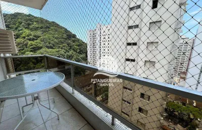 Apartamento com 3 dormitórios à venda, 121 m² - pitangueiras - guarujá/sp