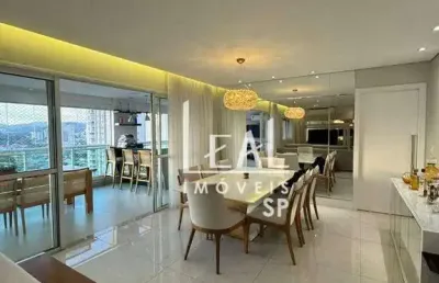 Apartamento com 3 dormitórios à venda, 168 m² por r$ 2.200.000,00 - jardim santa mena - guarulhos/sp