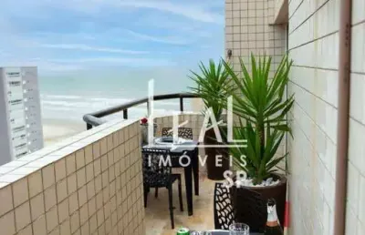 Cobertura com 2 dormitórios à venda, 170 m² por r$ 799.000,00 - maracanã - praia grande/sp