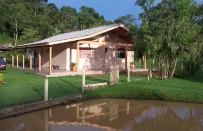 Chácara / sítio com 3 quartos à venda na taquari de baixo, 1001, taquari, campina grande do sul, 105 m2 por r$ 390.000