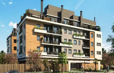 Apartamento com 2 quartos à venda na rua deputado nilson ribas, 776, seminário, curitiba, 67 m2 por r$ 928.997