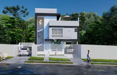 Casa com 3 quartos à venda na rua sargento tadeu czocher, 139, uberaba, curitiba, 120 m2 por r$ 699.900