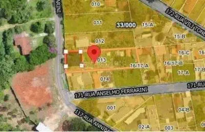 Terreno à venda na avenida annibale ferrarini, 1956, jardim santa cecília, campina grande do sul por r$ 160.000