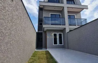 Sobrado com ático à venda no sítio cercado -3 dormitórios (1 suíte com espaço closet), 102 m², 2 vagas | minha casa minha vida | r$ 499.000,00