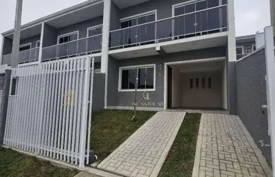 Sobrado duplex de frente para a rua à venda no alto boqueirão  terreno com 113m² e 87m² de área privativa , 2 grandes suítes/  por r$ 495.000,00