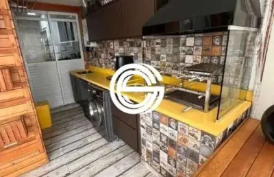 Apartamento com varanda gourmet  no bairro anália franco, 2 dormitórios sendo  1 suíte, lavabo, banheiro social, 2 vagas, 91 m