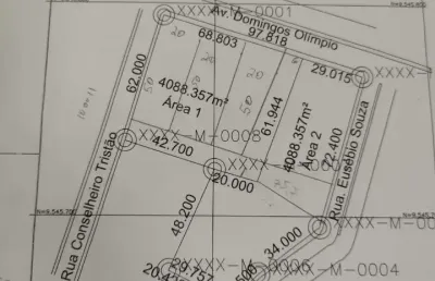 Vende excelente terreno de esquina na av domingos olímpio