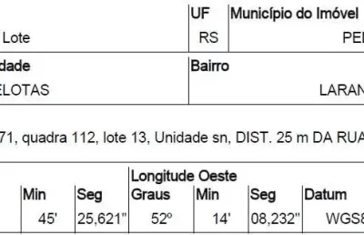 Oportunidade única em pelotas - rs | tipo: terreno | negociação: venda direta online  | situação: imóvel