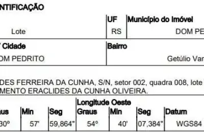 Oportunidade única em dom pedrito - rs | tipo: terreno | negociação: venda direta online  | situação: imóvel