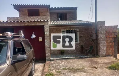Casa com 2 dormitórios à venda, 90 m²- santa bárbara - alvorada/rs