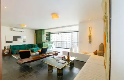 Apartamento tipo para venda em brooklin com 3 quartos, sendo 3 suítes, 218m²