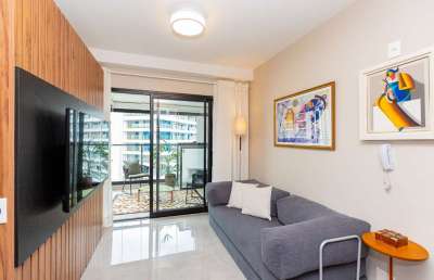 Apartamento tipo para venda em moema com 1 quarto, sendo 1 suíte, 42m²