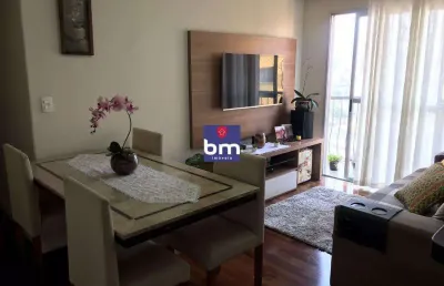 Apartamento à venda em são paulo, vila das belezas, com 3 quartos, com 70 m²