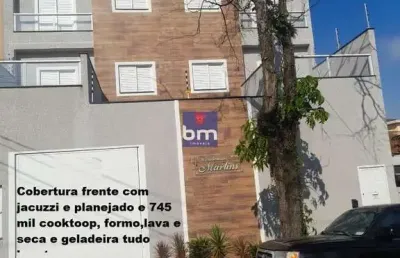 Apartamento à venda em santo andré, vila linda, com 02 quartos, com 110 m², residencial martins