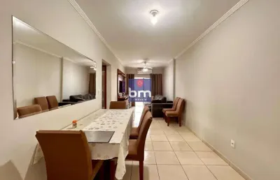Apartamento à venda em praia grande, guilhermina, com 1 suíte, com 77 m²