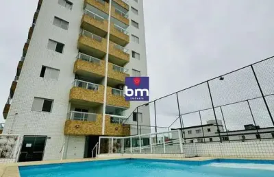 Apartamento à venda em praia grande, tupi, com 1 quarto, com 47 m²