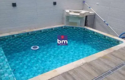 Casa à venda em mongaguá, agenor de campos, com 2 quartos, com 65 m²