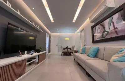 Apartamento com 4 quartos reformado à venda no condomínio jardins do recreio