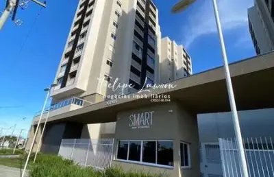 Apartamento novo 2 dormitórios sendo suite  com sacada em andar alto