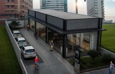 Prédio comercial com 3 lojas para vender no parque una