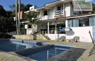 Casa com 5 dormitórios, 600 m² - venda ou aluguel - recanto inpla, granja viana.
