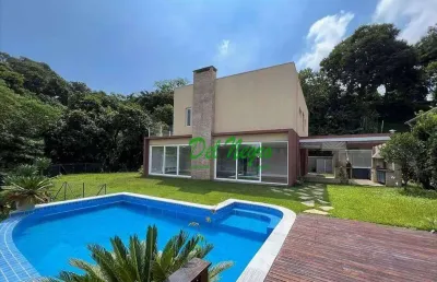 Casa com 4 suítes à venda, 493 m² - pousada dos bandeirantes, granja viana.
